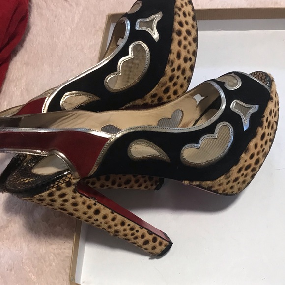 Limited edition Christian Louboutin sling pumps